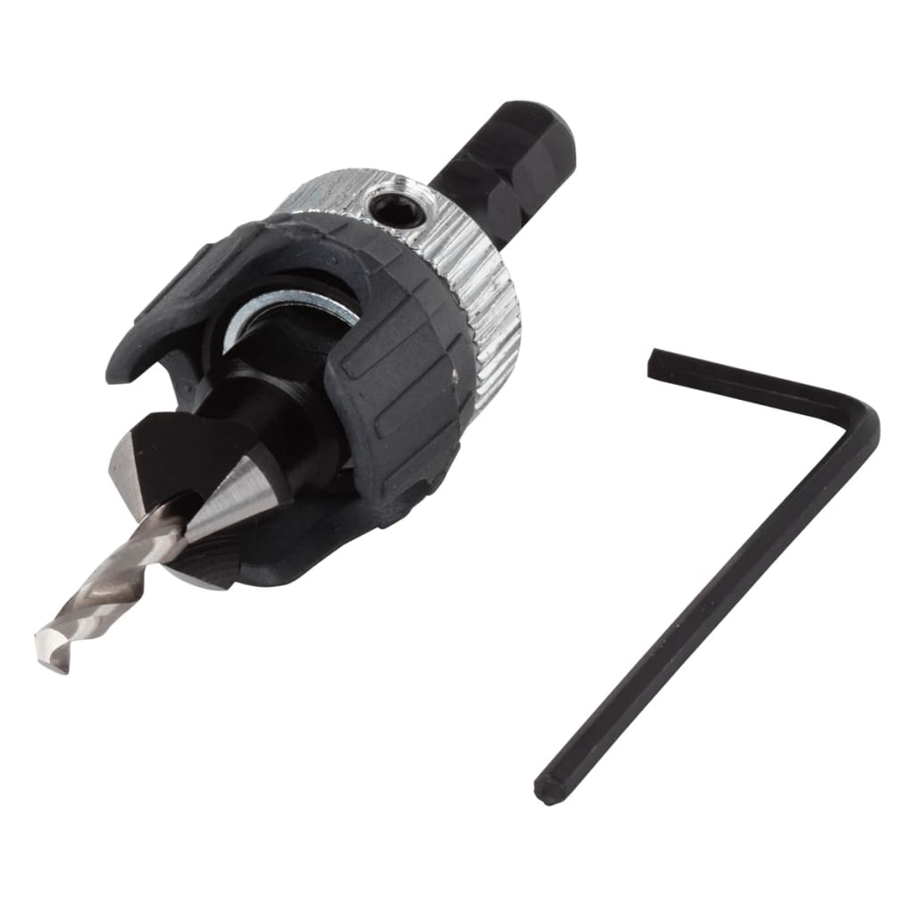 Wolfcraft voorboor | verzinkboor + d-stop | ø3,2-12mm | 1 stuk - 2544000