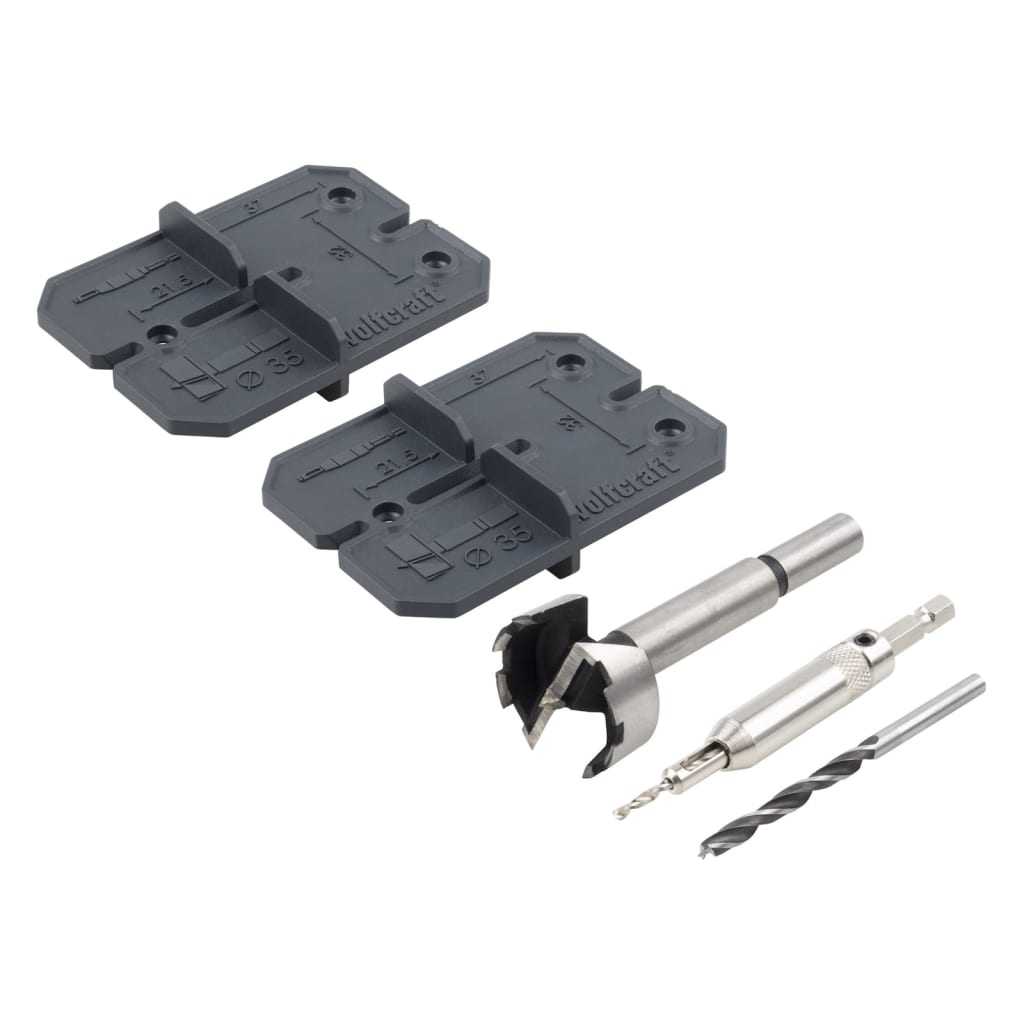 Wolfcraft scharniergatset | ø35mm | 5-delig | 1 set - 4656000