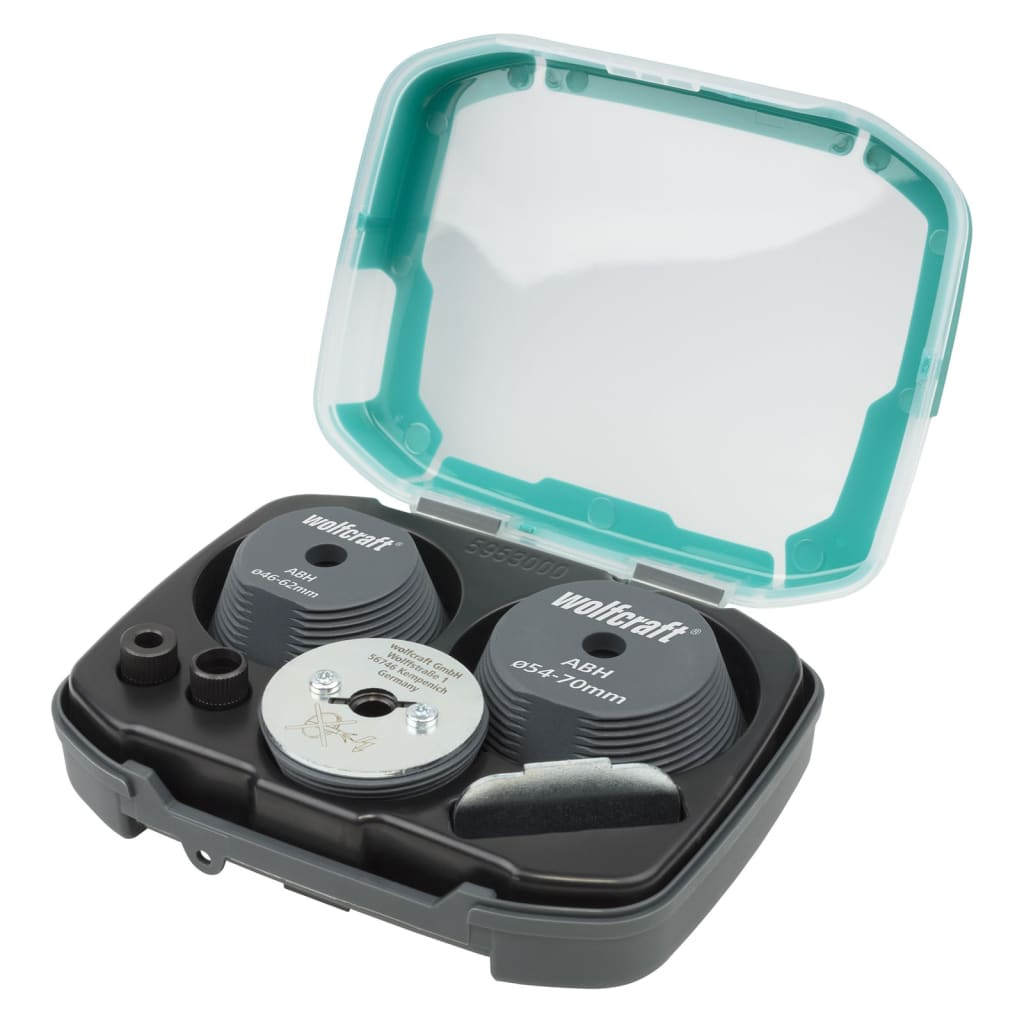 Wolfcraft set hulpstukken | voor het vergroten van gaten | 3-delig | 1 set - 5953000