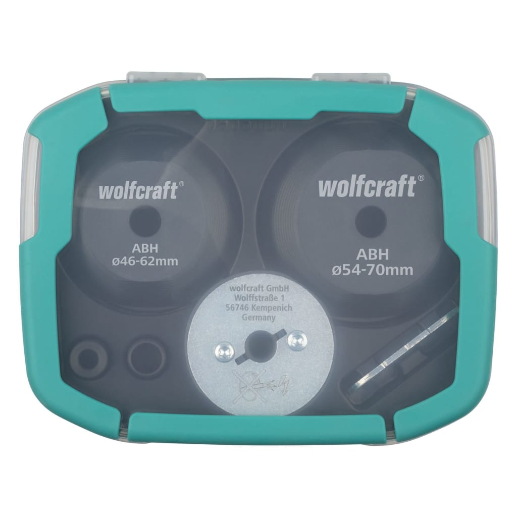 Wolfcraft set hulpstukken | voor het vergroten van gaten | 3-delig | 1 set - 5953000