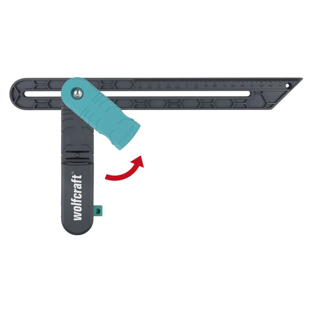 Wolfcraft winkelhaak | met kruishoutfunctie | 1 stuk - 6958000