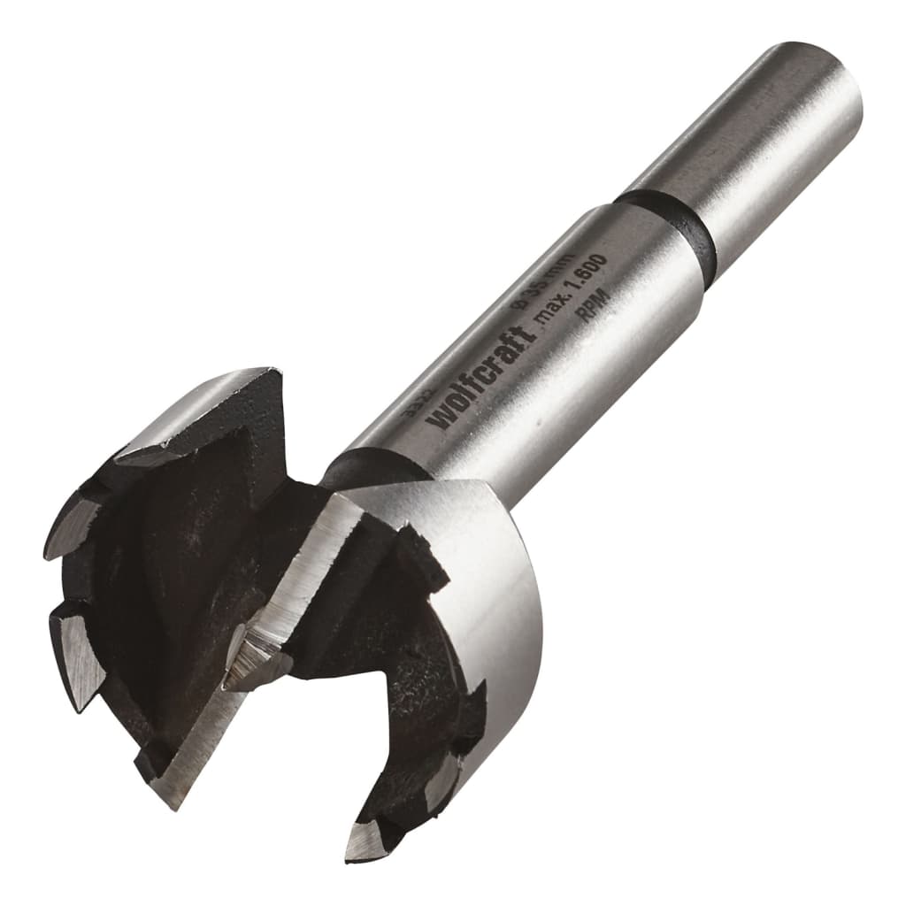 Wolfcraft scharnierboor + markeerhulp | l90 | ø35mm | 1 stuk - 8728000