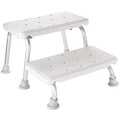 Ridder opstapkrukje 2 treden 150 kg wit a0102001