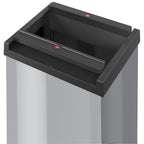 Hailo prullenbak 0840-121 zilver big-box swing l