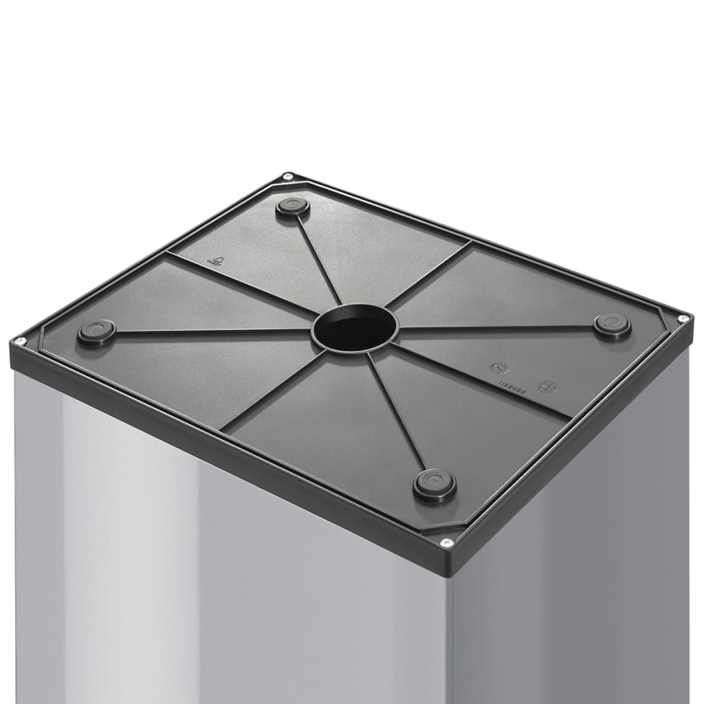Hailo prullenbak 0860-221 zilver big-box swing xl