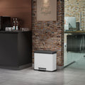 Hailo 0633-230 öko trio plus pedaalemmer 3x9l wit
