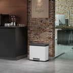 Hailo 0633-230 öko trio plus pedaalemmer 3x9l wit