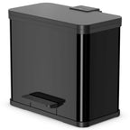 Hailo 0633-260 öko trio plus l pedaalemmer 3x9l zwart
