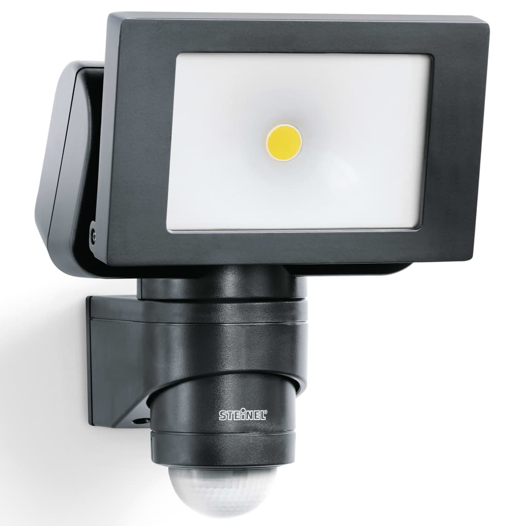 Steinel sensor-led-buitenspot ls 150 s zwart met bewegingsmelder - 052546