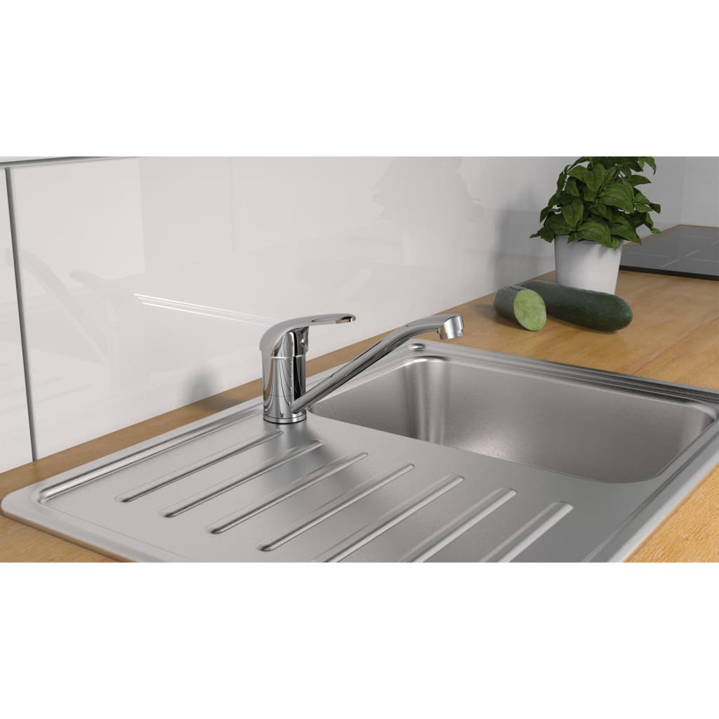 Ngk schutte falcon ééngreepsmeraan keuken | chroom 33250