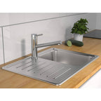 Ngk schutte unicorn ééngreepsmeraan keuken | chroom 33750