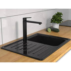 Schütte schutte vita ééngreepsmengkraan keuken met hoge uitloop| mat zwart - 33858 - 33858