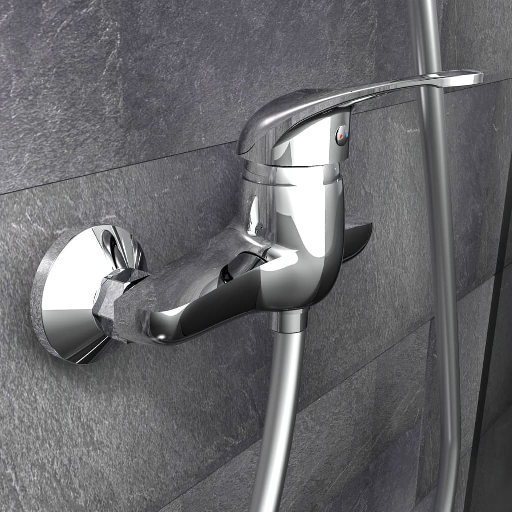 Ngk schutte calvino ééngreepsmeraan douche | chroom 35240