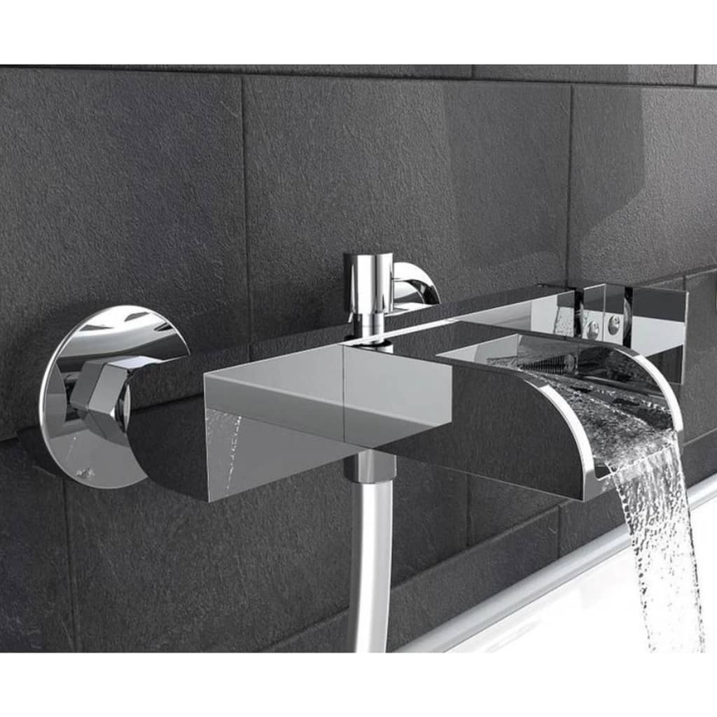 Ngk schutte idrovia ééngreepsmeraan bad met watervaluitloop | chroom 36130