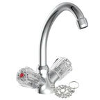 Schutte savino tweegreepskraan wastafel | chroom 37210