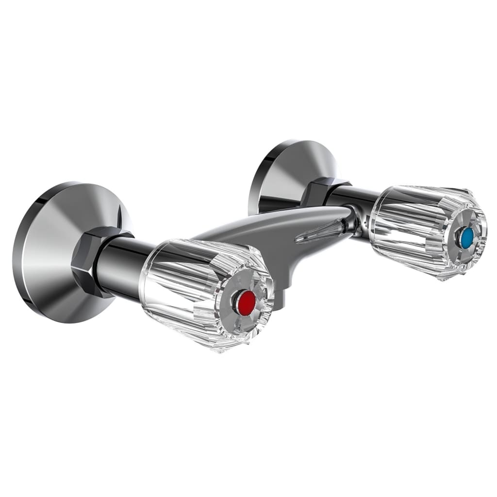 Schutte savino tweegreepskraan douche | chroom 37230