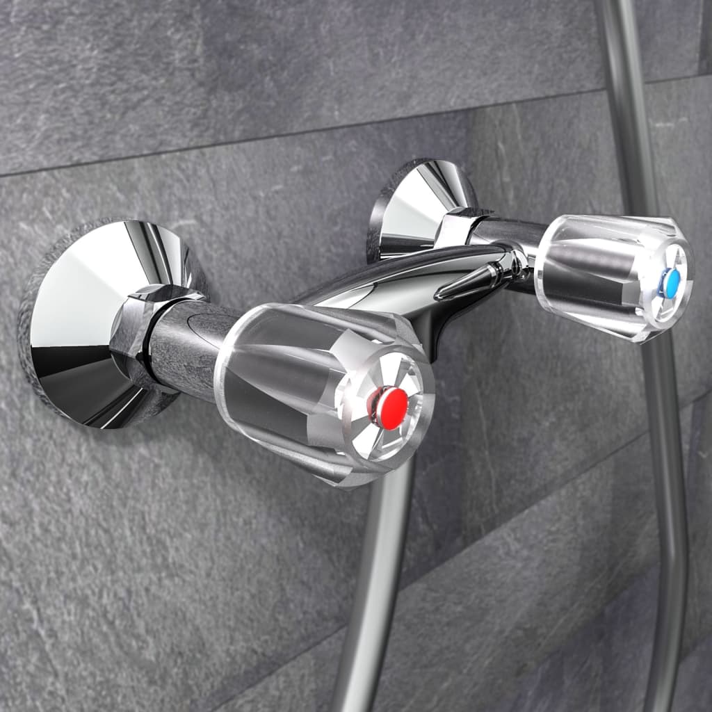 Schutte savino tweegreepskraan douche | chroom 37230