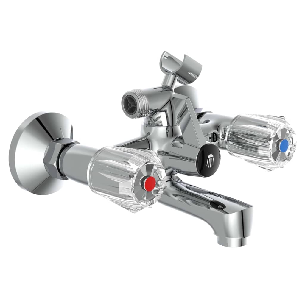 Schutte savino tweegreepskraan bad | chroom 37240