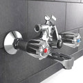 Schutte savino tweegreepskraan bad | chroom 37240