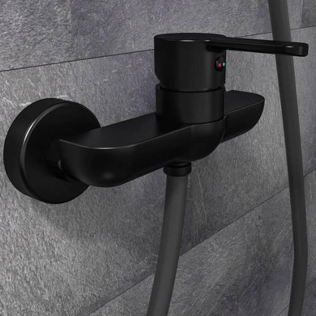 Ngk schutte denver ééngreepsmeraan douche| mat zwart 44406