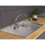 Schutte duo mix ii tweegreepskraan keuken | lage druk | chroom 47900