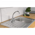 Schutte brillant tweegreepskraan wastafel | lage druk | chroom 57110