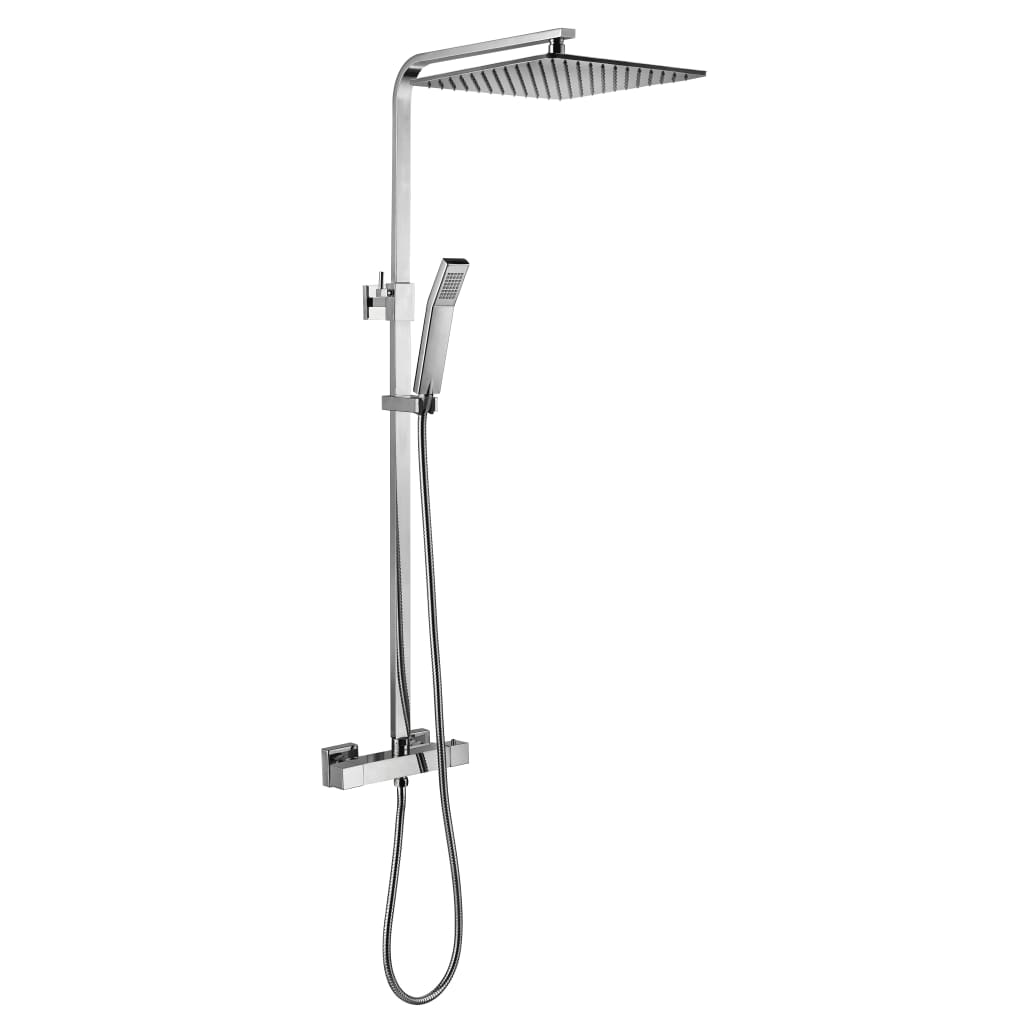 Ngk schutte sumba hoofddouche set met thermostatische meraan | chroom - 60049 60049