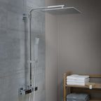 Ngk schutte sumba hoofddouche set met thermostatische meraan | chroom - 60049 60049