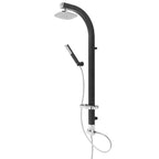 Schutte madagaskar hoofddouche set | zwart-chroom 60060