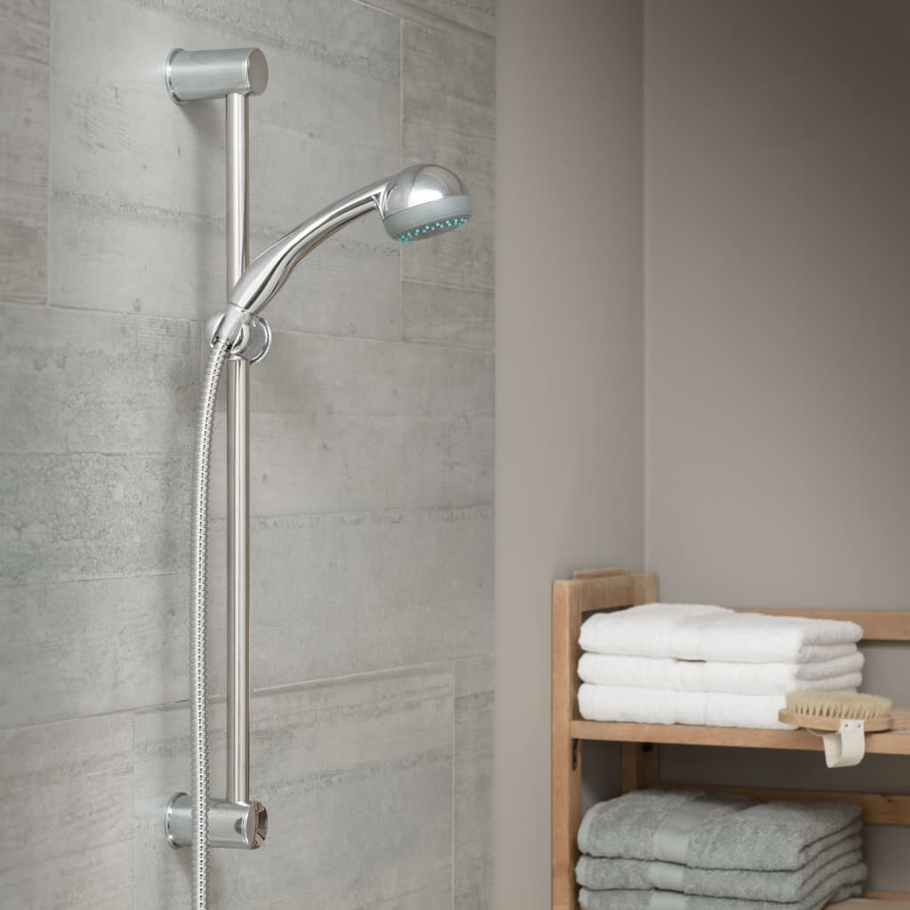 Schutte napoli doucheset | 60 cm glijstang - 3 standen - chroom - 64830