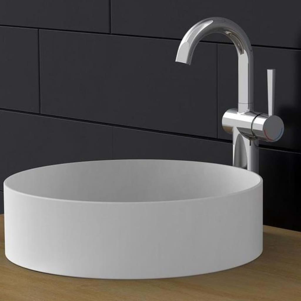 Ngk schutte cornwall ééngreepsmeraan voor wastafel opbouw | chroom 79011