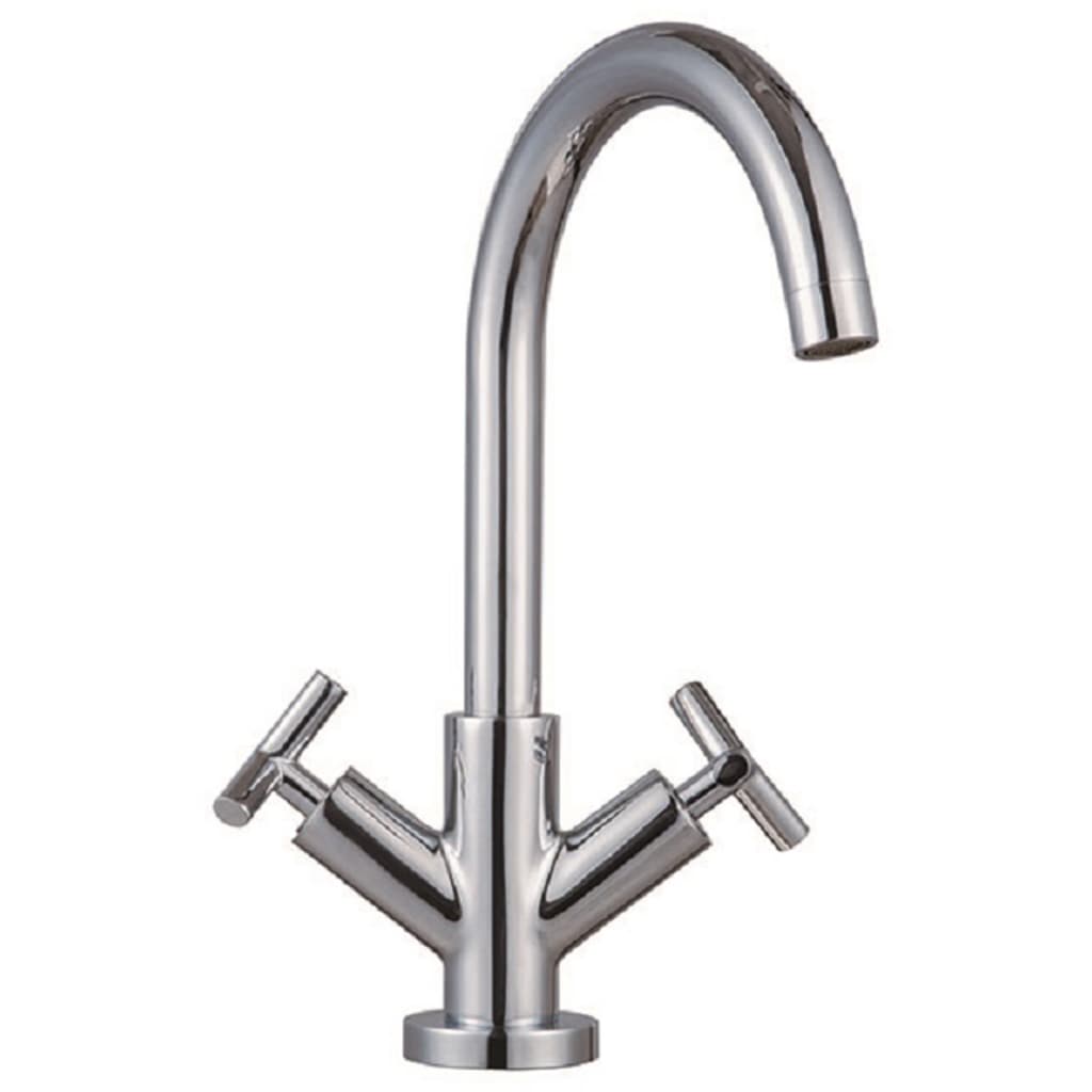 Schutte eliot tweegreepskraan wastafel | chroom 79210