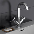 Schutte eliot tweegreepskraan wastafel | chroom 79210