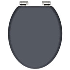 Schutte mdf wc-bril spirit anthrazit met soft-close | antraciet mat 80104