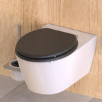Schutte mdf wc-bril spirit anthrazit met soft-close | antraciet mat 80104