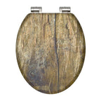 Schutte mdf wc-bril solid wood met soft-close 80124