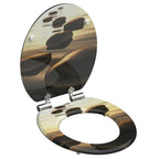 Schutte mdf wc-bril sea stone met soft-close 80127