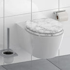 Schutte mdf wc-bril marmor stone met soft-close 80194