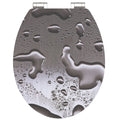 Schutte mdf high gloss wc-bril grey steel met soft-close 80523