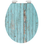 Schutte mdf high gloss wc-bril blue wood met soft-close 80536