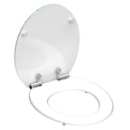 Schutte mdf high gloss wc-bril shell heart met soft-close 80540