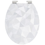 Schutte mdf high gloss wc-bril diamond met soft-close 80545