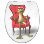 Schutte duroplast wc-bril frog king met soft-close 82190