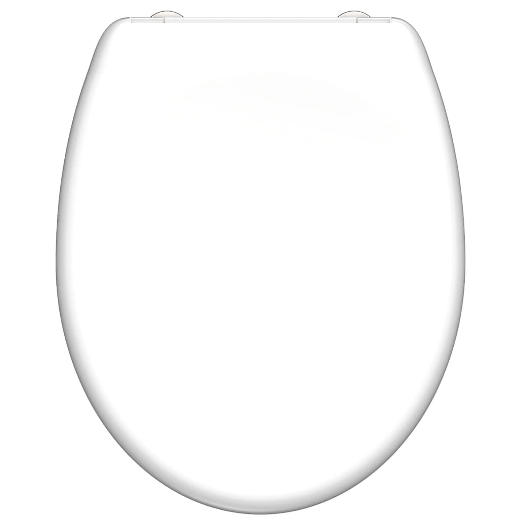 Schutte duroplast wc-bril white met soft-close en quick-release 82300