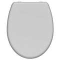 Schutte duroplast wc-bril grey met soft-close en quick-release 82302