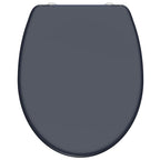 Schutte duroplast wc-bril anthrazit met soft-close en quick-release 82304