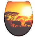 Schutte duroplast wc-bril africa met soft-close en quick-release 82360