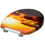 Schutte duroplast wc-bril africa met soft-close en quick-release 82360