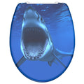 Schutte duroplast wc-bril shark met soft-close en quick-release 82371