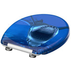 Schutte duroplast wc-bril shark met soft-close en quick-release 82371